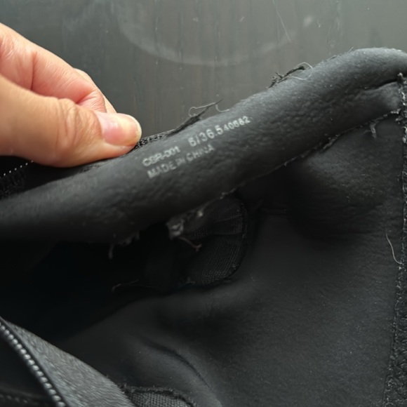 Kyrie Black Suede Square Toe Mid-Calf Boots Size 6 Chinese Laundry - Picture 4 of 9